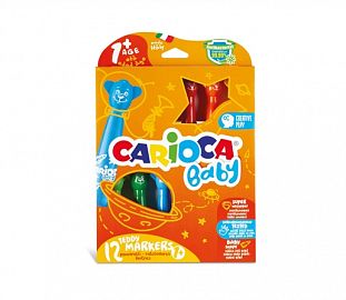 MARCADOR ESCOLAR CARIOCA BABY TEDDY CJ X12